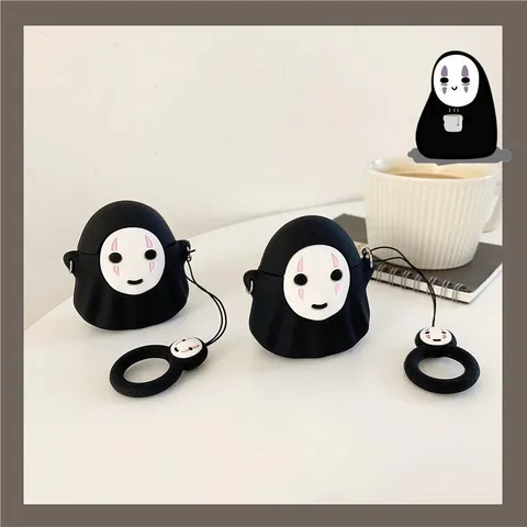 Vỏ Bọc Sillicon Dẻo Cho Airpods 1 2 PRO (Vô Diện Mini) - Phụ Kiện Tai Nghe Không Dây Chất Lượng Cao