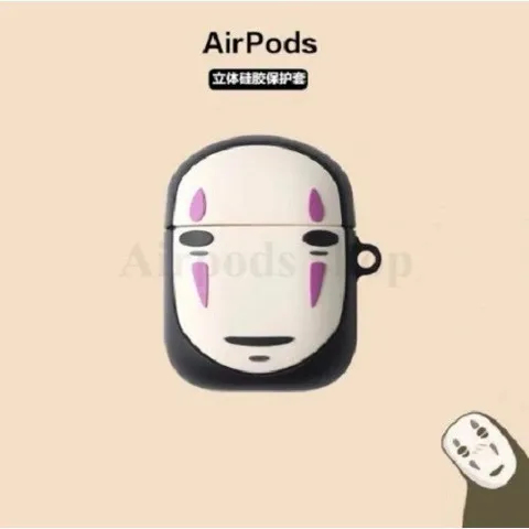 Vỏ Bọc Silicon Mềm Airpods 1 2 - Thiết Kế Vô Diện Cute, Phụ Kiện Chất Lượng Cho Hộp Sạc Tai Nghe Không Dây