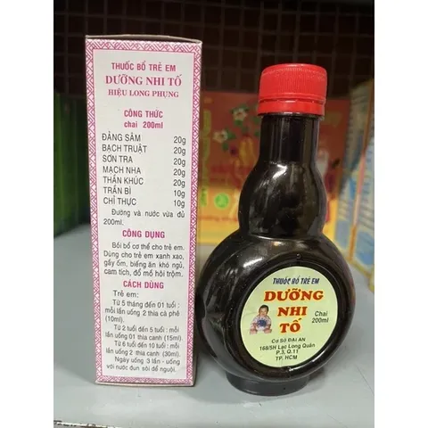 Nước Dưỡng Nhi Tố Đại An 220ml - Giúp Tăng Cân Cho Trẻ Em, Hỗ Trợ Ngủ Ngon, Giải Quyết Vấn Đề Ăn Uống Thoải Mái