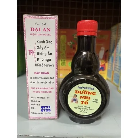Nước Dưỡng Nhi Tố Đại An 220ml - Giúp Tăng Cân Cho Trẻ Em, Hỗ Trợ Ngủ Ngon, Giải Quyết Vấn Đề Ăn Uống Thoải Mái