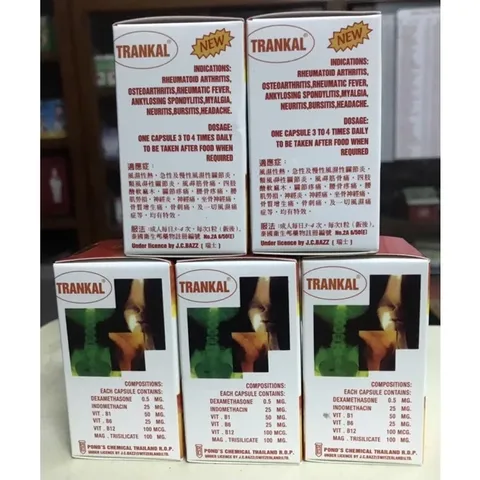 Viên uống hỗ trợ xương khớp Trankal Thái Lan - Giảm đau nhức, tê tay chân, viêm khớp, hộp 30 viên chất lượng cao.