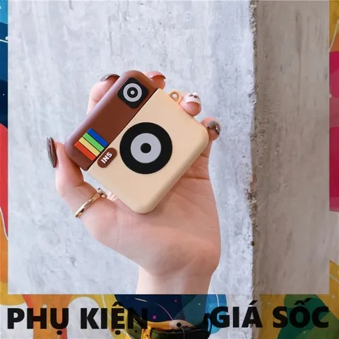 Vỏ Bọc AirPods 1 2 Silicon Dẻo Instagram - Phụ Kiện Tai Nghe AirPods Chất Lượng, Bảo Vệ và Thời Trang
