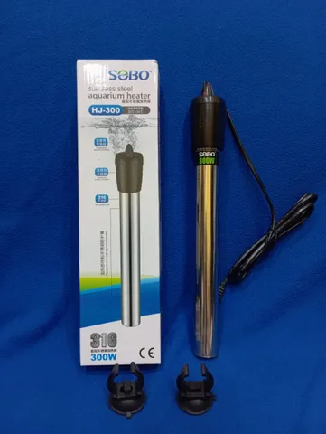 Máy Sưởi Hồ Cá SOBO Full Inox 100W/200W/300W/500W - Thiết Bị Chăm Sóc Cá Cảnh Ổn Định Nhiệt Độ 20-34°C