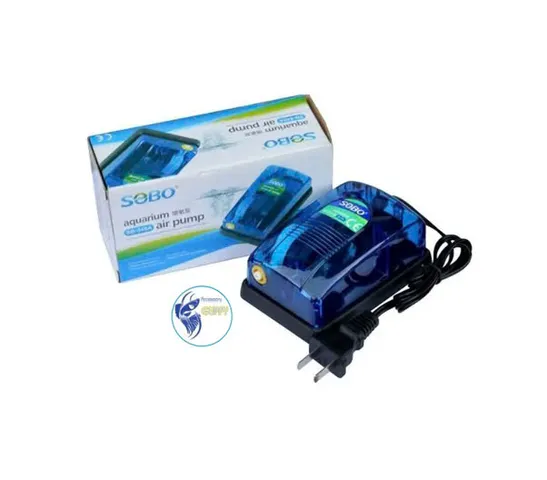 Máy Sủi Khí Oxy SOBO SB-248A & SB-348A - Thiết Bị Cung Cấp Oxy Cho Bể Cá Cảnh, Hồ Thủy Sinh, Kèm Dây Và Quả Sủi