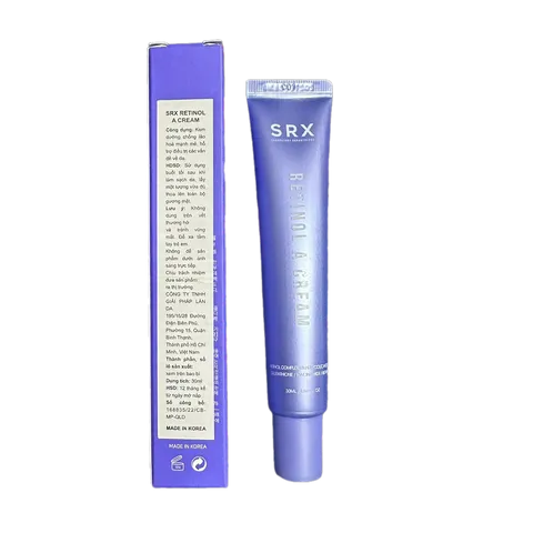 Kem Dưỡng SRX Retinol A Cream 30ml - Trẻ Hóa Da, Chống Lão Hóa, Giảm Sắc Tố, Hỗ Trợ Tăng Sinh Collagen, Phù Hợp Mọi Loại Da