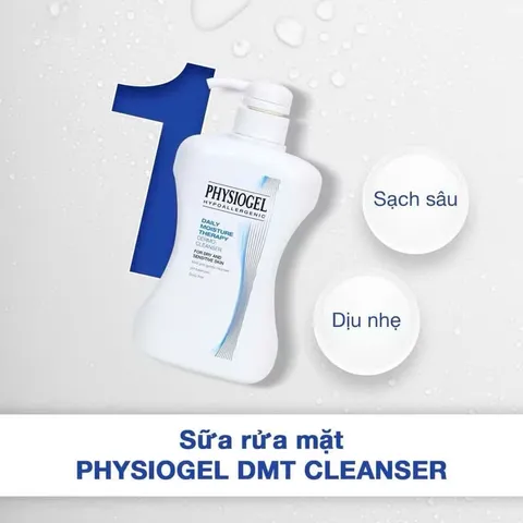Sữa Rửa Mặt Dịu Nhẹ Physiogel Daily Moisture Therapy 150ml - Dành Cho Da Khô, Nhạy Cảm, Dưỡng Ẩm Hiệu Quả