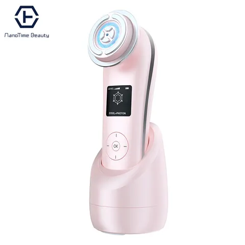 Máy Massage Mặt Nâng Cơ Trẻ Hoá Da 9 in 1 NanoTime F82E - Công Nghệ Nano Photon RF, EMS, Sóng Siêu Âm Chăm Sóc Da Chuyên Nghiệp