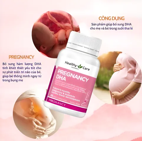 DHA cho bà bầu Pregnancy DHA Healthy Care 45 viên của Úc