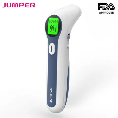Nhiệt Kế Điện Tử Hồng Ngoại Jumper JPD-FR300 Đo Trán & Tai - Thiết Kế Tiện Lợi, Độ Chính Xác Cao, Thích Hợp Gia Đình có Trẻ Nhỏ