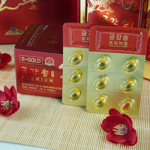 Tinh Dầu Thông Đỏ Royal Hàn Quốc Daesan Hộp 30 Viên - Giảm Mỡ Máu, Cholesterol, Tăng Cường Tuần Hoàn Máu, Thải Độc Tố