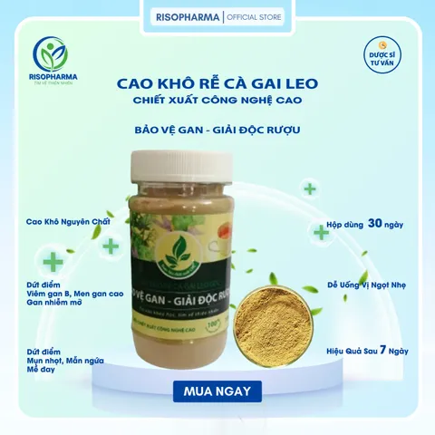 Dịch Chiết Keo Ong & Cao Khô Cà Gai Leo - Giảm Ho, Đau Họng, Khàn Tiếng, Tăng Sức Đề Kháng, Bảo Vệ Gan, Giải Độc 100% Tự Nhiên