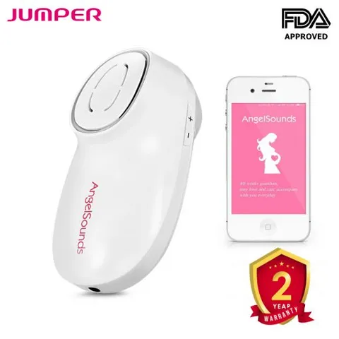 Máy Đo Tim Thai Cá Nhân Jumper JPD-100S9 - Thiết Bị Siêu Âm An Toàn, Kết Nối App 
