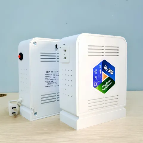 Máy Biến Áp Hợp Long 350VA - Bộ Đổi Nguồn 220V Sang 110V Dùng Cho Đồ Nhật Nội Địa, Giải Pháp Tiện Lợi Cho Thiết Bị Điện Tử