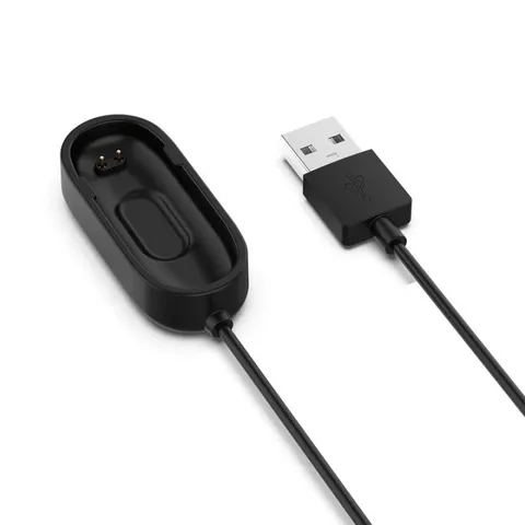 Đế Sạc USB Thay Thế Cho Dây Đeo Mi Band 4 - Bộ Sạc Thông Minh Chất Lượng Cao, Dễ Dàng Sử Dụng, Màu Đen