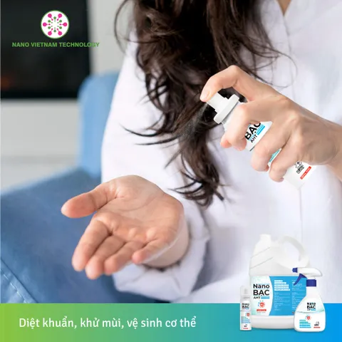 Chai Xịt Khử Khuẩn Nano Bạc AHT 430ml - Diệt Khuẩn, Khử Mùi An Toàn Cho Đồ Chơi, Vật Dụng Nhà Cửa, Hương Hoa Hồng