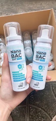 Xịt Khử Khuẩn Nano Bạc AHT - Diệt Khuẩn, Khử Mùi An Toàn Cho Bé 100ml - Hương Hoa Hồng Pháp Thân Thiện Với Môi Trường