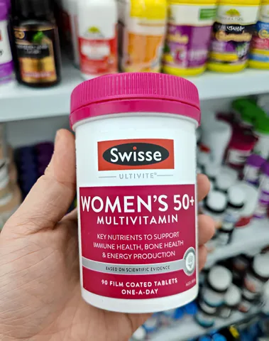 Vitamin tổng hợp cho nữ Swisse Women’s 50+ Multivitamin lọ 90 viên
