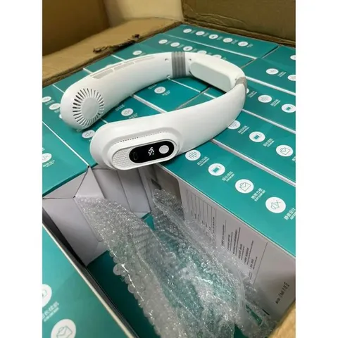 Quạt điều hoà mini đeo cổ Yangzi - 3 chế độ gió, đèn báo pin, thiết kế tiện lợi cho mùa hè nóng nực