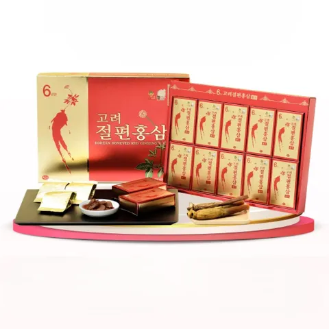 Sâm lát tẩm Mật Ong Hàn Quốc KGS hộp 10 gói (200g)