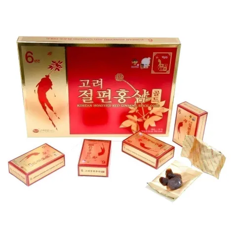 Sâm lát tẩm Mật Ong Hàn Quốc KGS hộp 10 gói (200g)