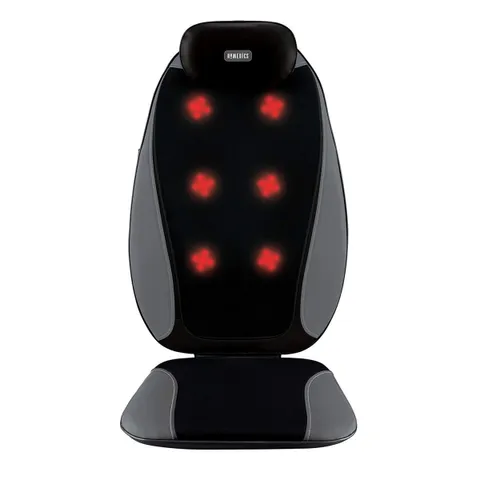 Đệm Ghế Ngồi Massage Shiatsu HoMedics MCS-380HA - Massage Nhiệt Thư Giãn Lưng Tốt Nhất Tại Nhà, Điều Khiển Dễ Dàng, Tặng Bộ Đổi Nguồn