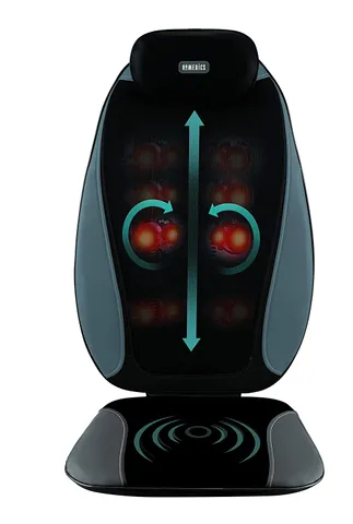 Đệm Ghế Ngồi Massage Shiatsu HoMedics MCS-380HA - Massage Nhiệt Thư Giãn Lưng Tốt Nhất Tại Nhà, Điều Khiển Dễ Dàng, Tặng Bộ Đổi Nguồn
