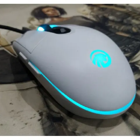 Chuột Chơi Game F102 RGB 3500DPI Fmouse - Thiết Kế Ergonomic Đen Trắng, Dễ Dàng Tùy Chỉnh, Chất Lượng Cao