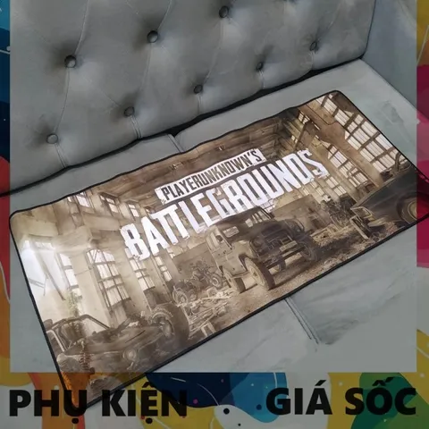 Tấm Lót Chuột PUBG 58 Kích Cỡ Lớn 90x40cm - Cao Su Chống Trượt, Thao Tác Nhanh Chóng, Phụ Kiện Game Thủ