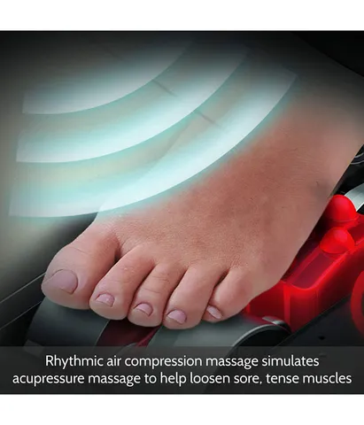 Máy Massage Chân Khí Nén 3in1 Kèm Nhiệt HoMedics FMS-360HJ - Massage Shiatsu Cao Cấp Giảm Đau Cơ Cho Chân Thư Giãn Tại Nhà
