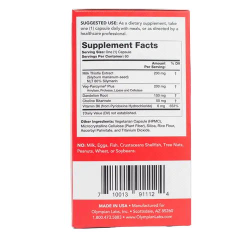 Viên uống Live Detox Olympian Labs - Hỗ trợ chức năng gan, giải độc gan hiệu quả, chống oxy hóa, tăng cường sức khỏe gan