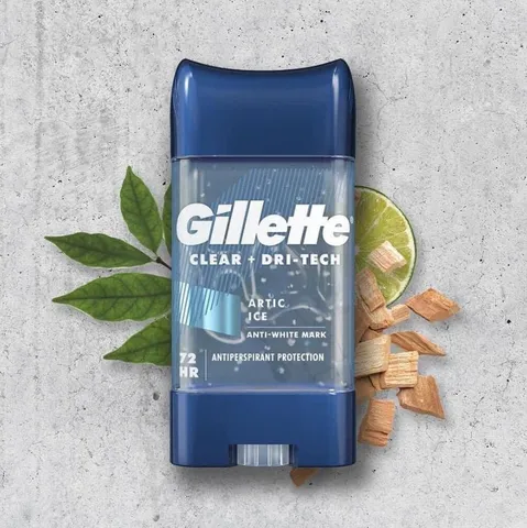 Lăn khử mùi cho nam Gillette Clear Gel Cool Wave 107g