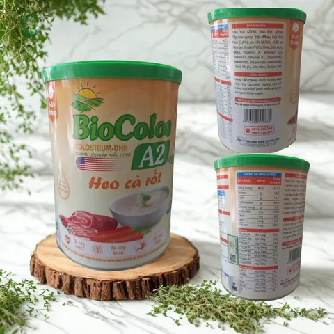 Bột Ăn Dặm Biocolos A2 - Dinh Dưỡng Vàng Cho Bé 6 Tháng Tuổi, Bột Ngũ Cốc Không Đường Tự Nhiên, Hỗ Trợ Phát Triển Tốt Nhất