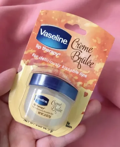 Sáp Dưỡng Môi Vaseline Lip Therapy Cream Brulee 7G - Dưỡng Ẩm Mềm Mịn, Bảo Vệ Môi Khỏi Thời Tiết, Sản Phẩm Chính Hãng Chăm Sóc Môi