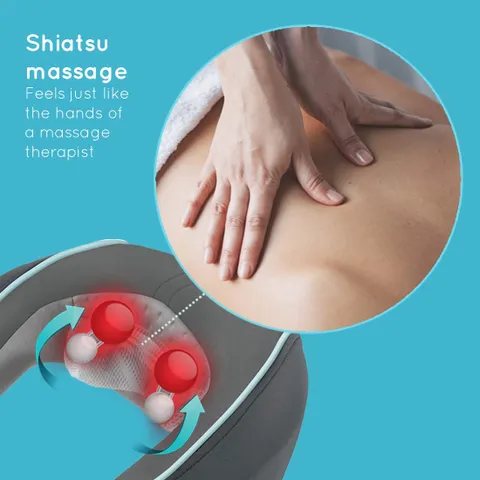 Đai Massage Cổ Vai Gáy Shiatsu Kèm Nhiệt Hồng Ngoại HoMedics NMS-255-EU - Giảm Đau, Trị Liệu Tân Tiến Tại Nhà
