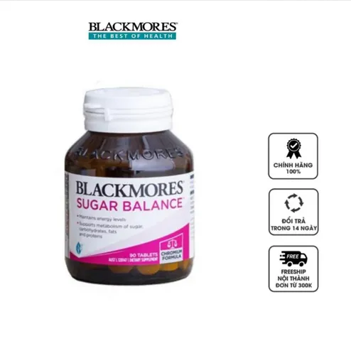 Viên Uống Hỗ Trợ Đường Huyết Sugar Balance Blackmores - Giải Pháp Thiên Nhiên Duy Trì Sức Khỏe Đường Huyết - 90 Viên