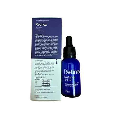 Serum Dưỡng Da RETINEX RETINOL Giúp Ngăn Ngừa Lão Hóa, Giảm Nám Tàn Nhang - 30ml