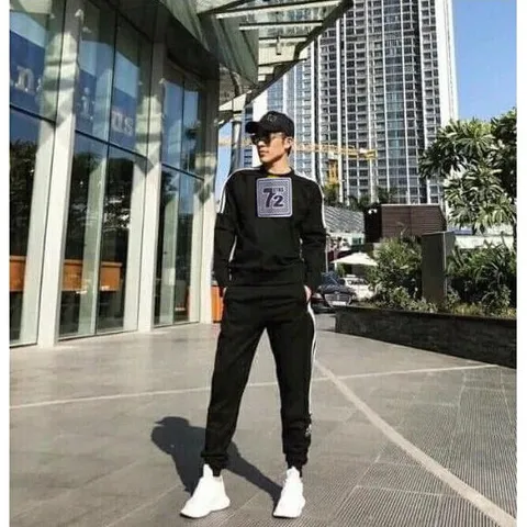 Bộ Thể Thao Nam Chất Nỉ Da Cá Chéo Mới Thu Đông - Thể Thao, Thấm Hút Mồ Hôi, Kiểu Dáng Năng Động, Phù Hợp Mọi Lứa Tuổi