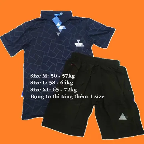 Bộ Thể Thao Nam Mùa Hè Q17 Xanh Than - Chất Thun Lạnh Co Giãn 4 Chiều, Phong Cách Thể Thao Năng Động