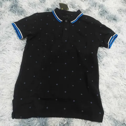 Áo Polo Nam Chấm Bi Đen - Vải Cotton Cá Sấu Thoáng Khí Cổ Bẻ Cộc Tay, Phong Cách Trẻ Trung, Dễ Dàng Kết Hợp Trang Phục