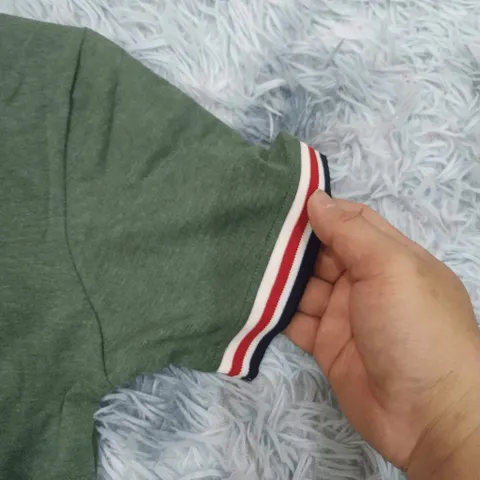 Áo phông PoLo Nam Nữ Xanh Rêu - Chất vải cá sấu co giãn, cổ viền kẻ - Thời trang trẻ trung, đi học, đi chơi, đi làm