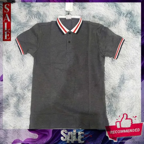Áo phông PoLo Nam Nữ Q26 màu Xám - Chất vải cá sấu thun cotton mát, co giãn 4 chiều, cổ viền kẻ thời trang cho mọi dịp