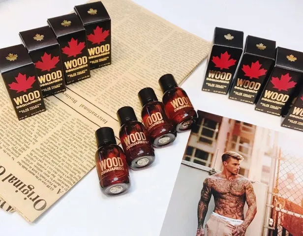 Nước Hoa Nhí Dsquared2 Men's Wood Pour Homme EDT 5ml - Mùi Hương Nam Tính Sang Trọng, Quyến Rũ, Thiết Kế Tinh Tế