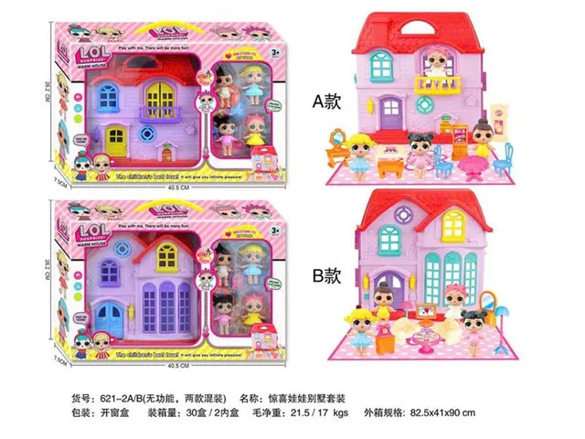 Đồ Chơi Nhà Búp Bê L.O.L Surprise Warm House - Đồ Chơi Giúp Phát Triển Tư Duy Sáng Tạo và Kỹ Năng Xã Hội Cho Trẻ Em