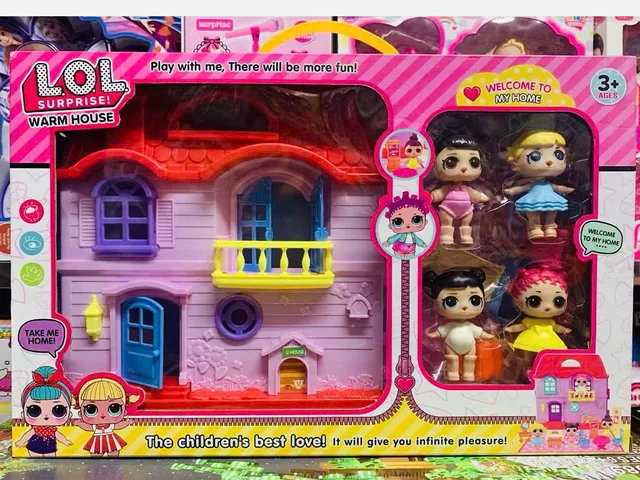 Đồ Chơi Nhà Búp Bê L.O.L Surprise Warm House - Đồ Chơi Giúp Phát Triển Tư Duy Sáng Tạo và Kỹ Năng Xã Hội Cho Trẻ Em