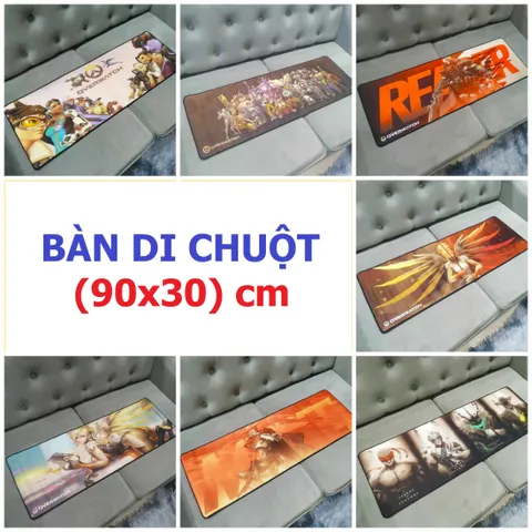 Miếng Lót Chuột Lớn 90x30cm - Pad Chống Nước Siêu Bền, Bàn Di Chuột Hình Ảnh Đẹp Mắt Cho Game Thủ