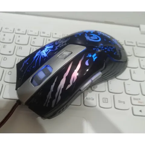 Chuột Chơi Game Có Dây A905 LED RGB Đen - Độ Nhạy 2400dpi, Chính Xác Cao, Thiết Kế Ergonomic, Tương Thích Laptop & PC