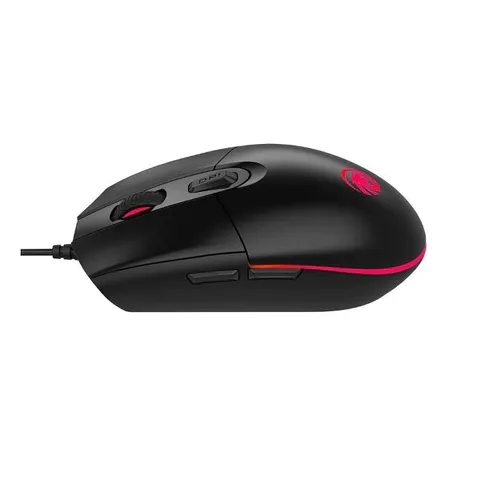 Chuột Chơi Game F102 Wired RGB 3500DPI - Thiết Kế Ergonomic, Tùy Chỉnh Phần Mềm, Màu Đen, Đèn LED Nhiều Màu Sắc