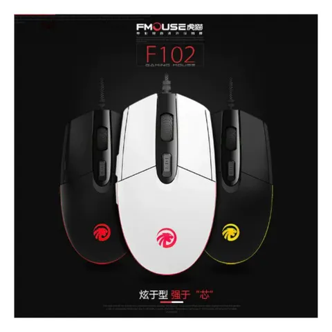 Chuột Chơi Game F102 Ergonomic LED RGB 3500DPI - Thiết Kế Nhỏ Gọn, Dễ Dùng, Phù Hợp với Game Thủ Việt