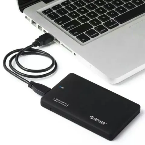 Hộp Đựng Ổ Cứng 2.5 inch ORICO 2577U3 USB 3.0 Đen - HDD Box SATA 3 cho HDD/SSD - Tương thích Windows và Mac OS
