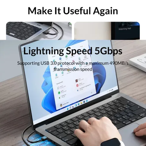 Hộp Đựng Ổ Cứng Di Động 2.5 inch ORICO 2577 Đen - HDD Box SATA 3 USB 3.0, Tương Thích Windows & MAC, Kết Nối Nhanh 5Gb/s